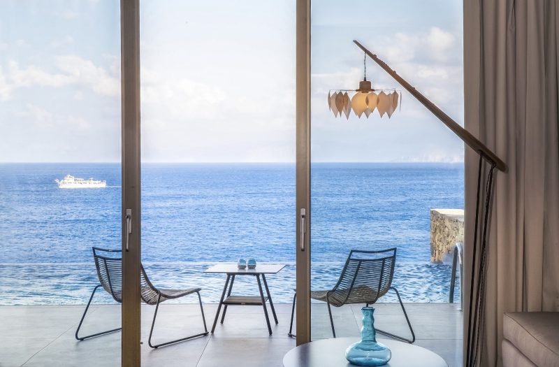 elounda mythica waterfront bungalow suite sea view